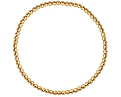 Bransoletka z mosiądzu pozłacana z hematytami i szklanymi detalami