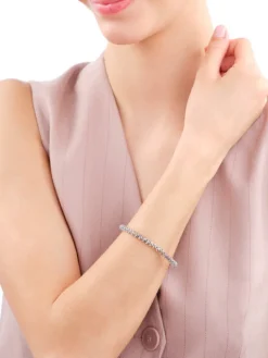 Bransoletka z mosiądzu rodowana