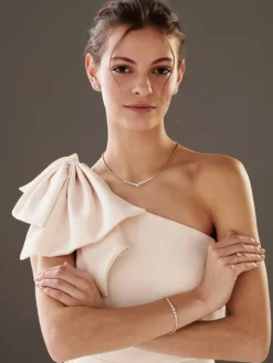 Bransoletka z żółtego złota z brylantami - 18 cm - 0,85 ct - próba 585