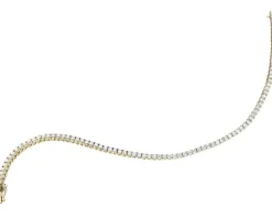 Bransoletka z żółtego złota z brylantami - 18 cm - 2,10 ct - próba 585