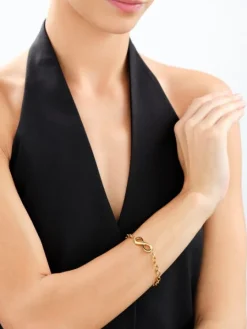 Bransoletka ze stali szlachetnej - nieskończoność