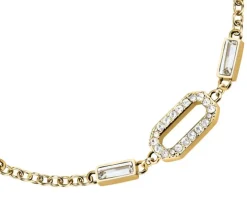 Bransoletka ze stali szlachetnej z cyrkoniami - Karl Lagerfeld