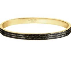 Bransoletka ze stali szlachetnej z kryształami