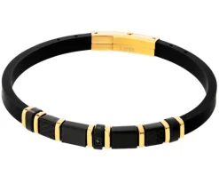 Bransoletka ze stali szlachetnej z cyrkonią