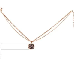 Bransoletka ze stali szlachetnej z markasytami