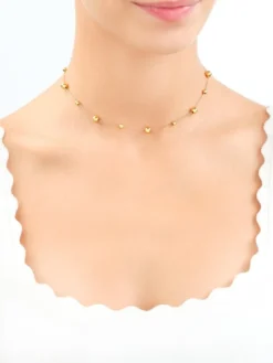 Choker ze stali szlachetnej - kulki