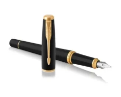Długopis Urban + Pióro Urban Parker Czarne GT