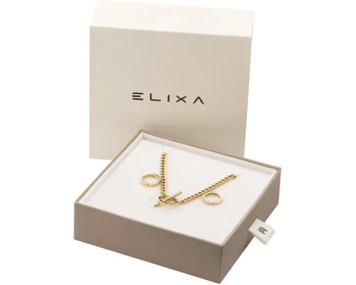 Kolczyki i naszyjnik ze stali szlachetnej - komplet - koła