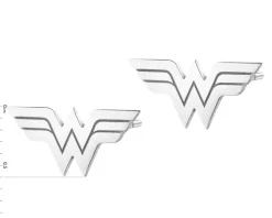 Kolczyki srebrne - DC, Wonder Woman, Warner Bros. Discovery