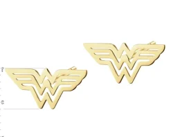 Kolczyki srebrne - DC, Wonder Woman, Warner Bros. Discovery
