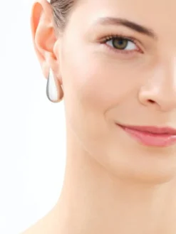 Kolczyki srebrne - łezki