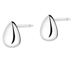 Kolczyki srebrne - łezki