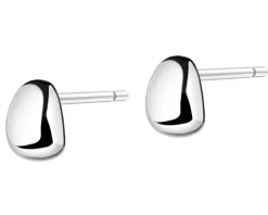 Kolczyki srebrne - fasolki