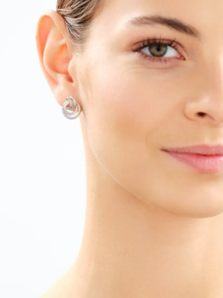 Kolczyki srebrne - koła