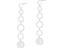 Kolczyki srebrne - koła