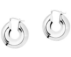 Kolczyki srebrne - koła