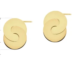 Kolczyki srebrne - koła