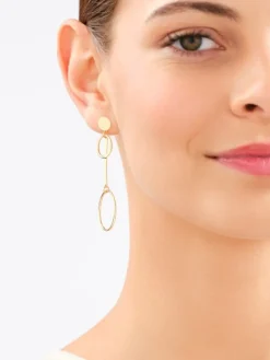 Kolczyki srebrne - koła