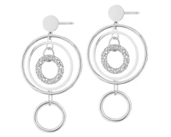 Kolczyki srebrne - koła