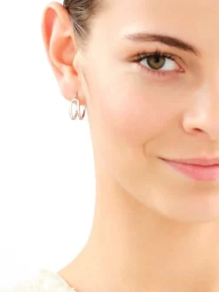 Kolczyki srebrne - koła