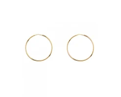 Kolczyki srebrne - koła, 33 mm