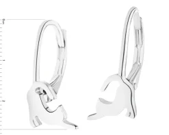 Kolczyki srebrne - koty