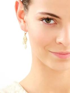 Kolczyki srebrne - liście