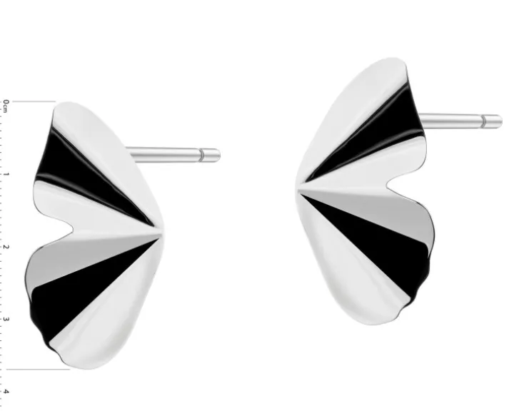 Kolczyki srebrne - motyl