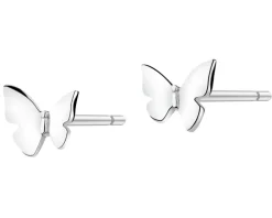 Kolczyki srebrne - motyle