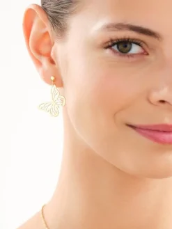 Kolczyki srebrne - motyle