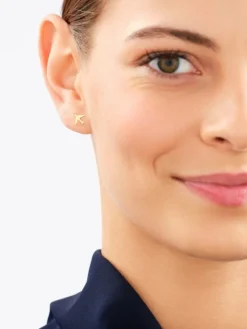 Kolczyki srebrne - samoloty