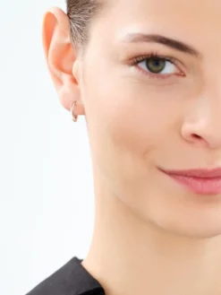 Kolczyki srebrne - serca