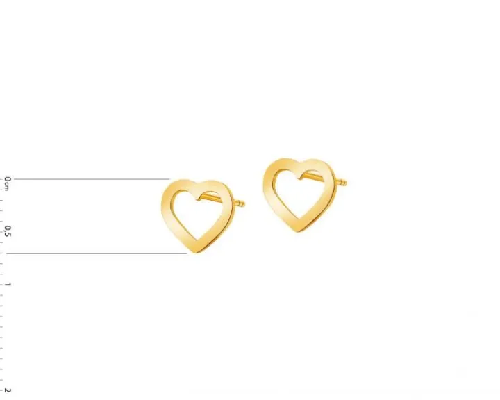 Kolczyki srebrne - serce