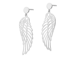 Kolczyki srebrne - skrzydła