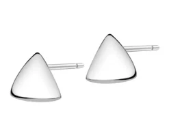 Kolczyki srebrne - trójkąty