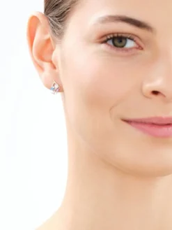 Kolczyki srebrne z cyrkoniami