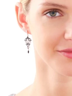 Kolczyki srebrne z cyrkoniami