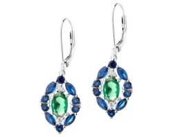 Kolczyki srebrne z cyrkoniami