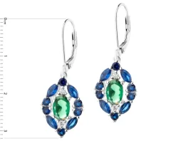 Kolczyki srebrne z cyrkoniami