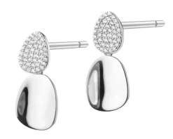 Kolczyki srebrne z cyrkoniami