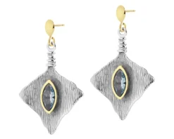 Kolczyki srebrne z cyrkoniami