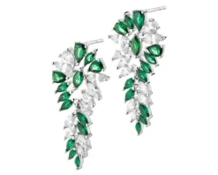 Kolczyki srebrne z cyrkoniami