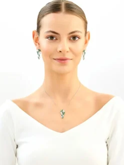 Kolczyki srebrne z cyrkoniami