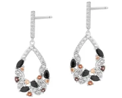 Kolczyki srebrne z cyrkoniami