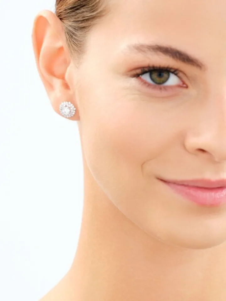 Kolczyki srebrne z cyrkoniami