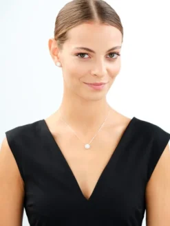 Kolczyki srebrne z cyrkoniami