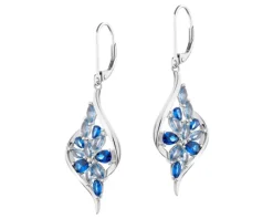 Kolczyki srebrne z cyrkoniami