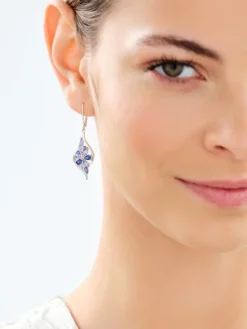 Kolczyki srebrne z cyrkoniami