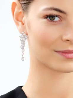 Kolczyki srebrne z cyrkoniami