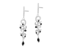 Kolczyki srebrne z cyrkoniami